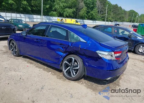 2019 Honda Accord Sport из США, поврежденный, VIN 1HGCV1F3XKA116701